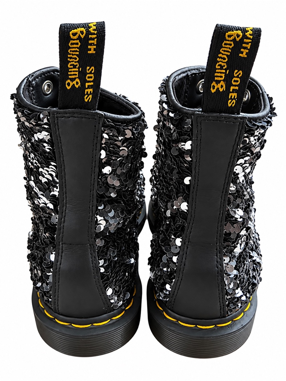Dr. Martens 1460 Pascal Reversible Sequin boots - Picture 3 of 7